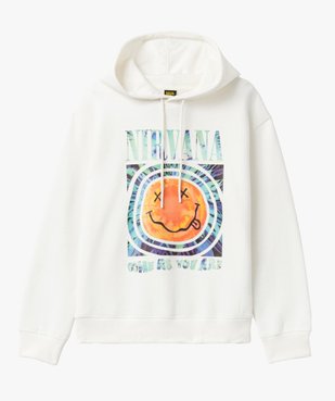 Sweat à capuche avec motif XXL femme - Nirvana vue4 - NIRVANA - GEMO