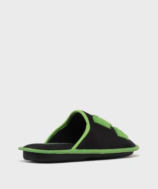 Chaussons mules en velours imprimés garçon - Minecraft vue4 - MINECRAFT - GEMO