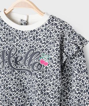 Ensemble 2 pièces sweat et legging bébé fille vue2 - GEMO 4G BEBE - GEMO