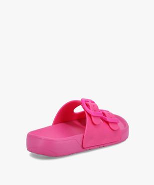 Mules de piscine fille unies à brides ajustables vue4 - GEMO (ENFANT) - GEMO
