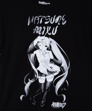 Tee-shirt manches courtes ample imprimé fille - Hatsune Miku vue2 - HATSUNE MIKU - GEMO