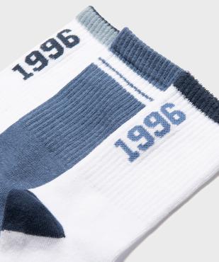 Chaussettes de sport multicolores garçon (lot de 3) vue2 - GEMO 4G GARCON - GEMO