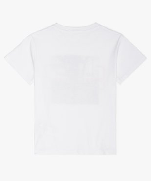 Tee-shirt fille à manches courtes et motifs sur l'avant détails fluo vue2 - GEMO (JUNIOR) - GEMO