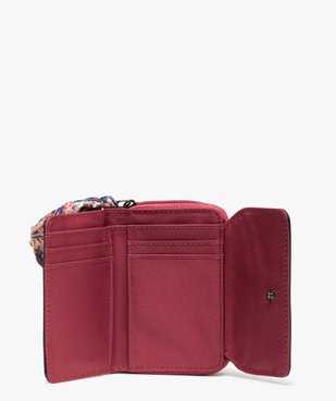 Portefeuille femme compact à tirette fantaisie vue3 - GEMO (ACCESS) - GEMO