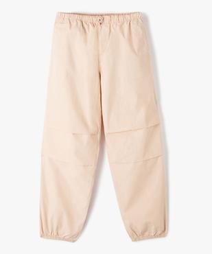 Pantalon parachute fille coupe large resserré aux chevilles  vue2 - GEMO (JUNIOR) - GEMO