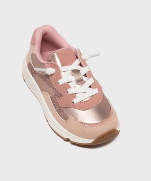 Baskets à scratch dessus pailleté fille - Lovely Wings vue5 - LOVELY WINGS - GEMO