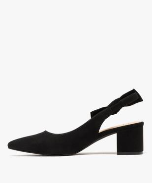 Escarpins sling-back avec noeud sur le côté femme - Valentina Baldano vue3 - VALENTINA BALDANO GEMO FORGOOD - GEMO