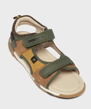 Sandales sportswear à double scratch garçon - Gepy vue5 - GEPY - GEMO