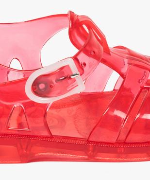Sandales fille pour la plage en plastique coloré vue6 - GEMO (PLAGE) - GEMO