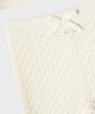 Ensemble 2 pièces en maille fantaisie bébé fille - LuluCastagnette vue3 - LULUCASTAGNETTE - GEMO
