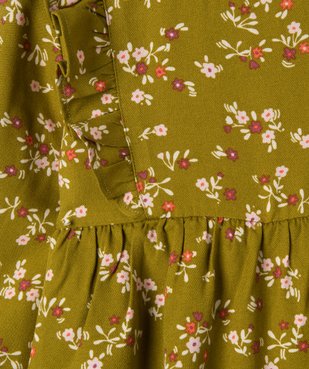 Blouse bébé fille imprimée avec volants sur le haut du buste vue2 - GEMO(BEBE DEBT) - GEMO