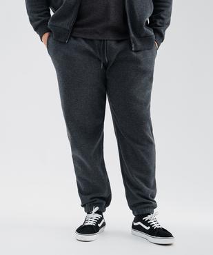 Pantalon de jogging avec intérieur molletonné homme vue1 - GEMO 4G HOMME - GEMO