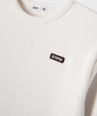 Tee-shirt manches longues chaud en maille polaire garçon vue2 - GEMO (ENFANT) - GEMO