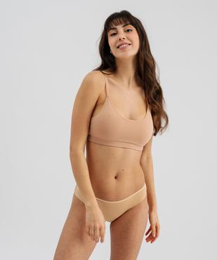 Culotte microfibre sans coutures femme (lot de 2) vue12 - GEMO 4G FEMME - GEMO