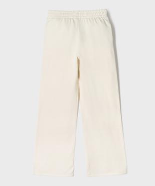 Pantalon de jogging coupe large taille élastique fille vue2 - GEMO 4G FILLE - GEMO