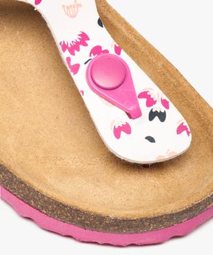Sandales fille avec entredoigt et semelle anatomique vue6 - GEMO (ENFANT) - GEMO