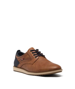 Derbies homme bicolores avec semelle sport - Mario Baldano vue3 - MARIO BALDANO - GEMO