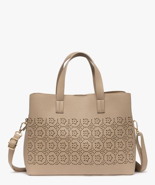 Sac ajouré à bandoulière amovible femme vue1 - GEMO (ACCESS) - GEMO