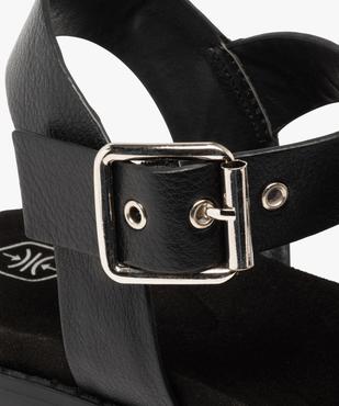 Sandales femme unies à semelle crantée style rock vue6 - GEMO (CASUAL) - GEMO