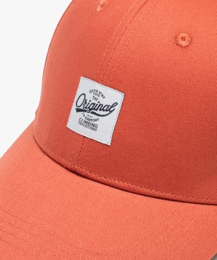 Casquette homme unie avec petit patch vue3 - GEMO 4G HOMME - GEMO