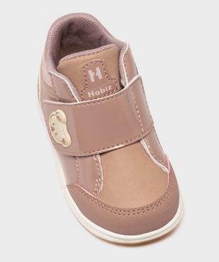 Chaussures premiers pas fermeture scratch bébé fille - Hobiz vue5 - HOBIZ - GEMO