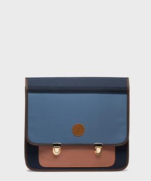 Cartable tricolore garçon vue1 - GEMO (ACCESS) - GEMO