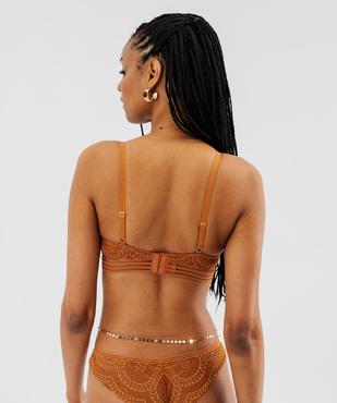 Soutien-gorge corbeille à armatures et basque fantaisie femme vue2 - GEMO(HOMWR FEM) - GEMO