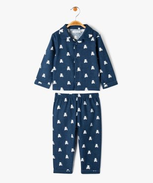 Ensemble pyjama et robe de chambre bébé garçon - LuluCastagnette vue2 - LULUCASTAGNETTE - GEMO