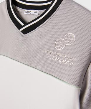 Tee-shirt de sport à manches courtes en mesh garçon vue2 - GEMO (ENFANT) - GEMO