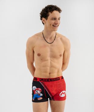 Boxer en microfibre motifs Mario homme - Freegun x Super Mario vue1 - MARIO - GEMO