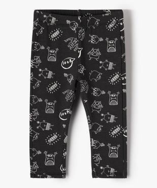 Legging en molleton imprimé bébé garçon vue1 - GEMO(BEBE DEBT) - GEMO
