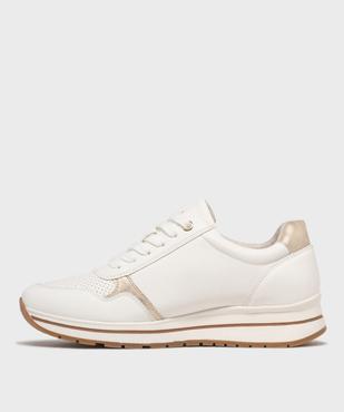 Baskets à lacets avec talon compensé femme - Valentina Baldano vue3 - VALENTINA BALDA - GEMO