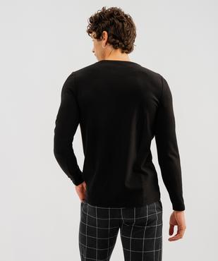 Tee-shirt col rond uni homme vue3 - GEMO(HOMWR HOM) - GEMO