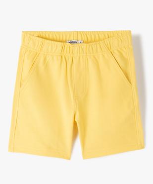 Short garçon en maille à taille élastiquée vue1 - GEMO (ENFANT) - GEMO