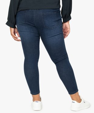 Jean femme grande taille coupe Slim 4 poches vue3 - GEMO (G TAILLE) - GEMO