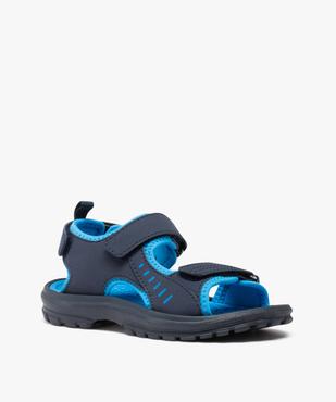 Sandales sport garçon extra légères à scratch vue2 - GEMO (ENFANT) - GEMO