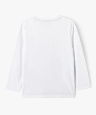 Tee-shirt manches longues en coton imprimé garçon - Sonic vue4 - SONIC - GEMO