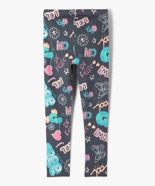 Legging long imprimé fille vue4 - GEMO (ENFANT) - GEMO