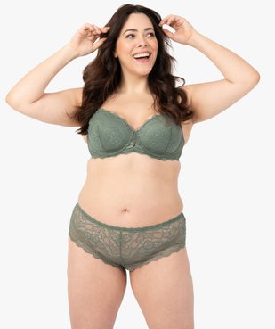 Shorty femme grande taille en dentelle vue3 - GEMO(HOMWR FEM) - GEMO