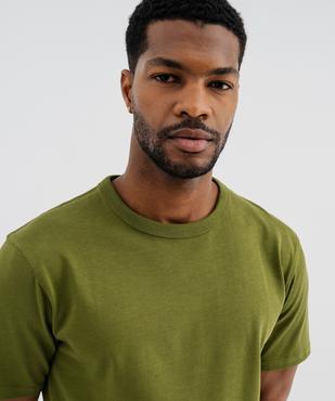 Tee-shirt manches courtes et col rond homme vue2 - GEMO (HOMME) - GEMO