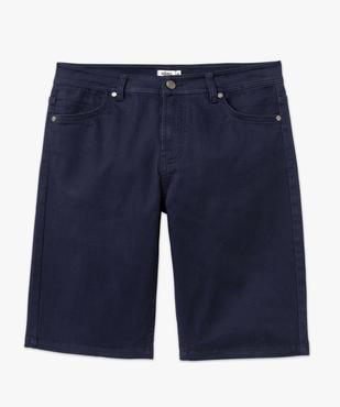 Bermuda en coton coupe Regular homme vue4 - GEMO (HOMME) - GEMO
