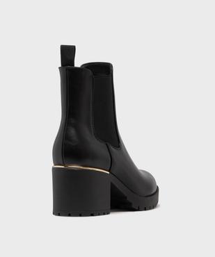 Chelsea boots à semelle crantée femme - 5 Miles vue4 - 5 MILES GEMO FOR GOOD - GEMO