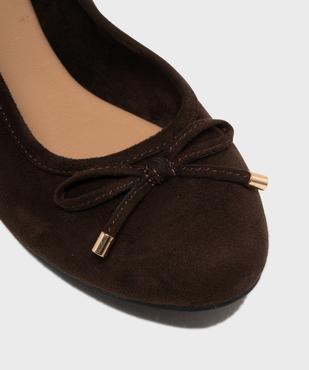 Ballerines en suédine avec noeud femme - Valentina Baldano vue6 - VALENTINA BALDA - GEMO