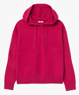 Pull femme à capuche ajustable par cordon vue4 - GEMO(FEMME PAP) - GEMO