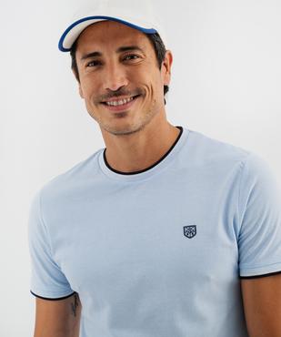 Tee-shirt col rond uni homme - Kensington vue2 - KENSINGTON - GEMO