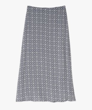 Jupe longue en viscose à motifs femme vue4 - GEMO(FEMME PAP) - GEMO
