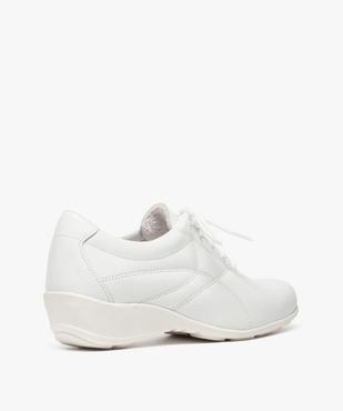 Derbies femme confort dessus cuir à talon compensé - Bopy vue4 - UMO - GEMO