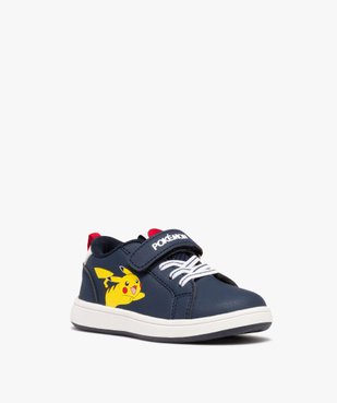 Baskets garçon à tige basse en matière mate - Pokémon vue2 - POKEMON - GEMO