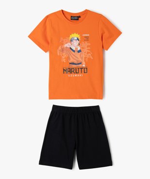 Pyjashort bicolore avec motif manga garçon - Naruto vue1 - NARUTO - GEMO