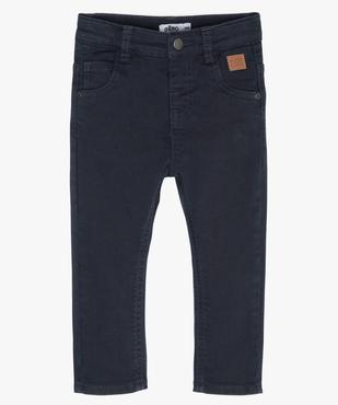 Pantalon bébé garçon coupe slim en toile extensible vue1 - GEMO(BEBE DEBT) - GEMO